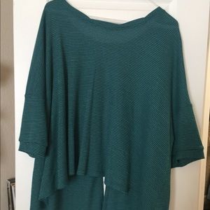 Free People Green Top